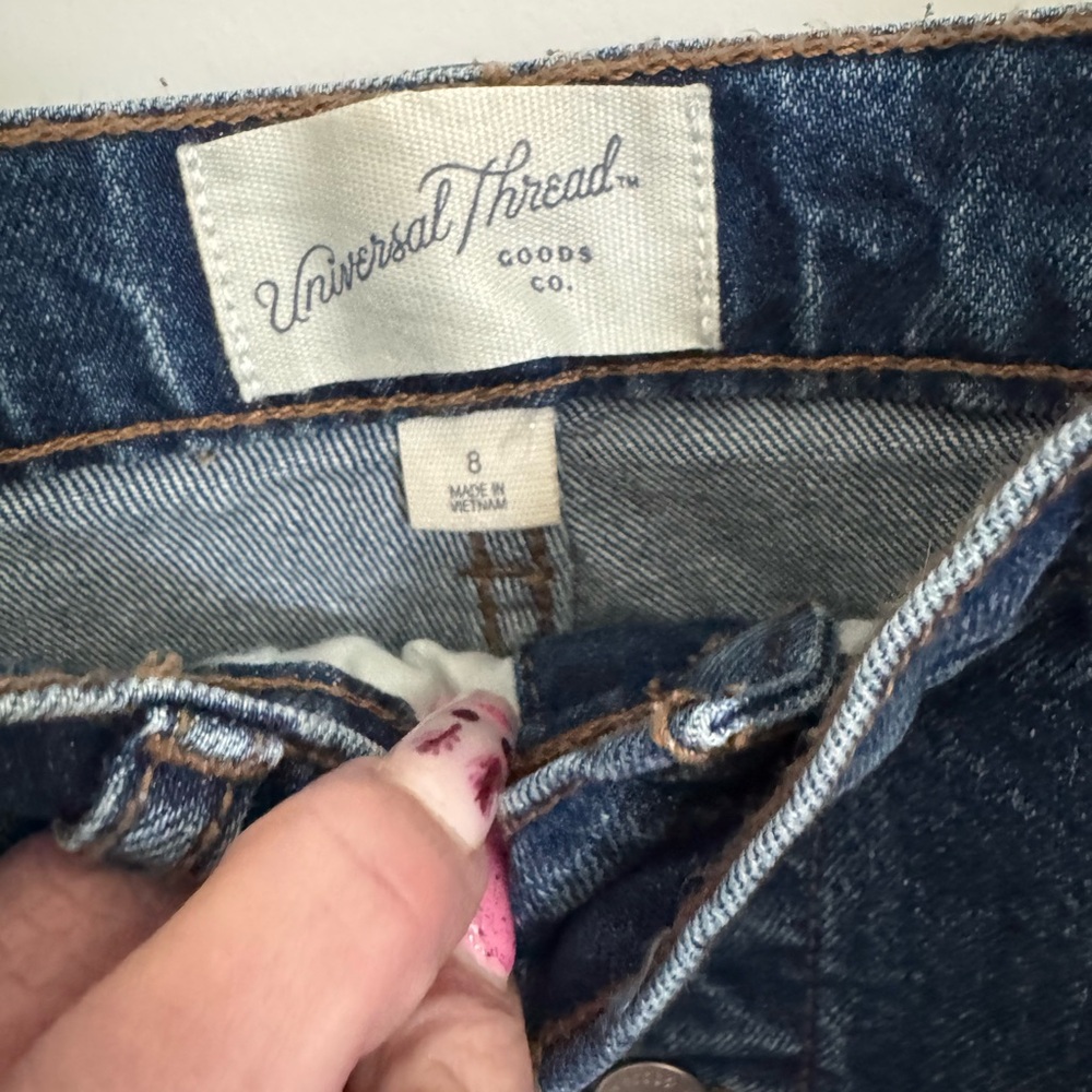 Universal Thread Button-Front Denim Midi Skirt in… - image 4